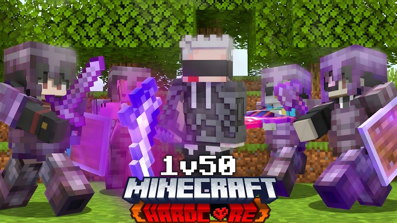 1 vs 100 Players Simulate Minecraft BATTLE ROYALE ft. @NizUnfiltered @LozoYTT 