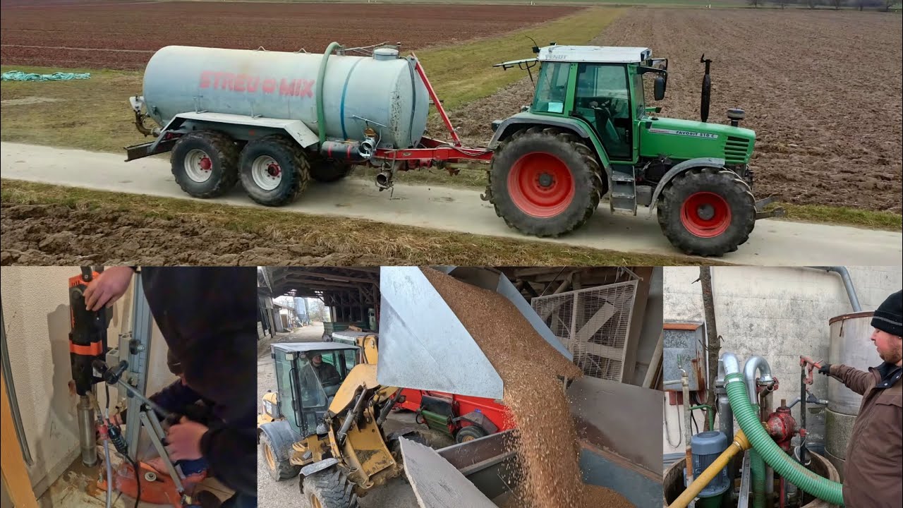 Farmvlog#39 Gülle fahren💩/ Brechmühle füttern🌾