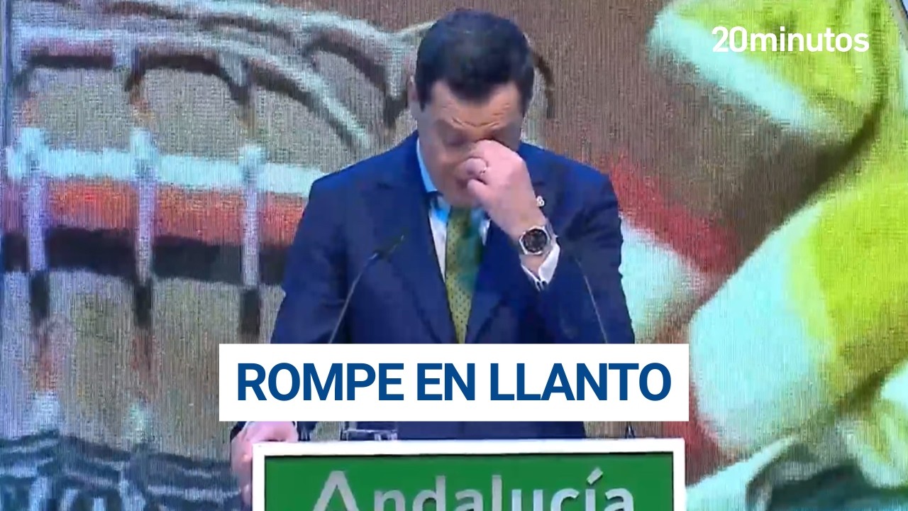 JUAN MANUEL MORENO rompe a LLORAR al recordar el ACCIDENTE de ADAMUZ en el 28F