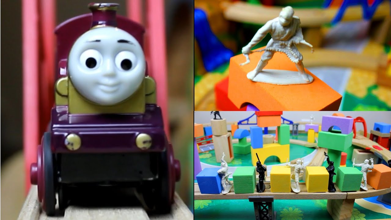 Ninjas on the Tracks -  Starring Lady the Train from Thomas and Friends