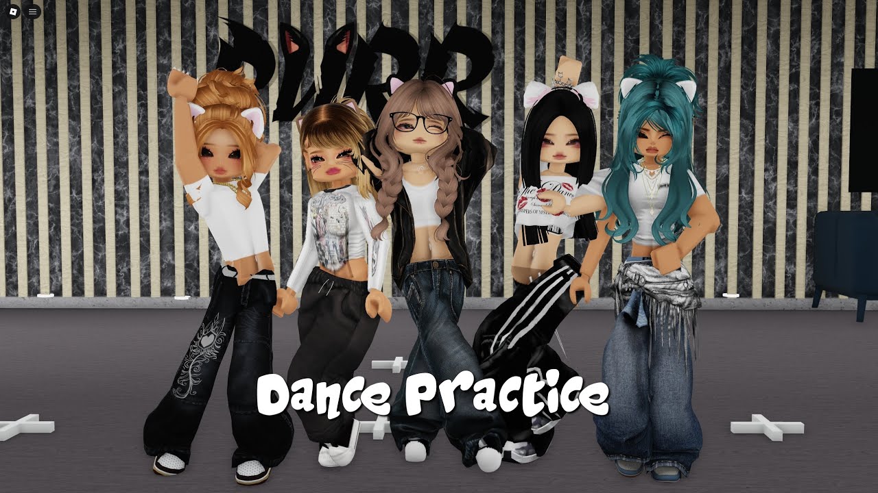 PŲRR 퍼 'MEOW' Dance Practice | Kuv Roblox Kpop