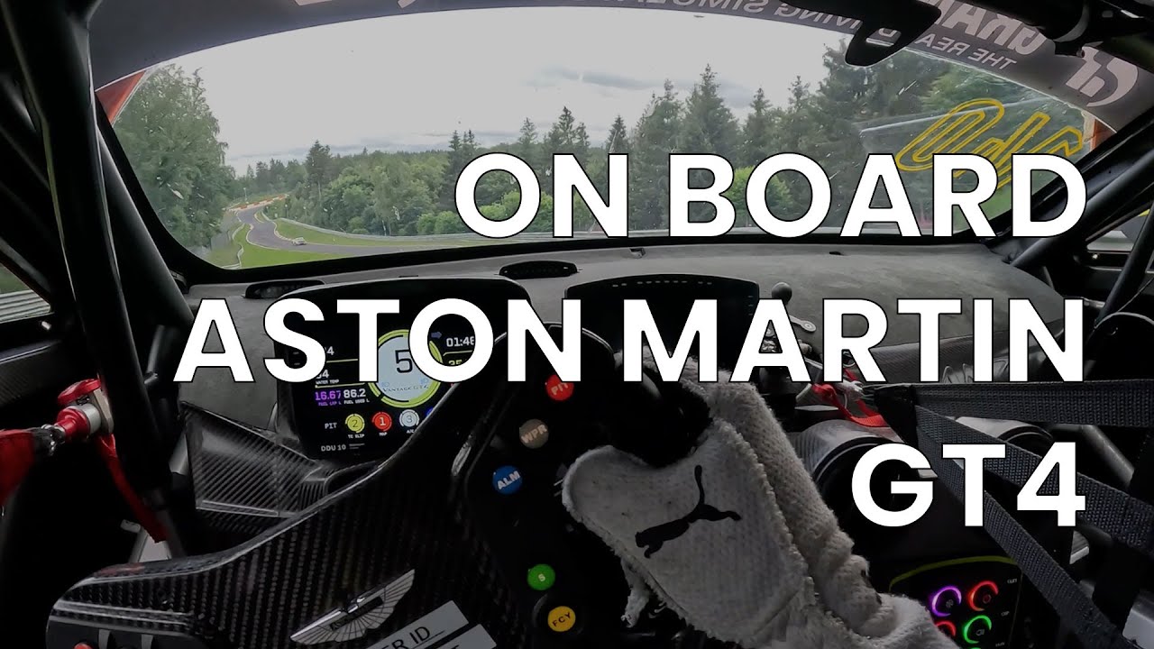 Aston Martin Vantage GT4 | SP8T Onboard Lap at Nürburgring | Benja Hites | Chile