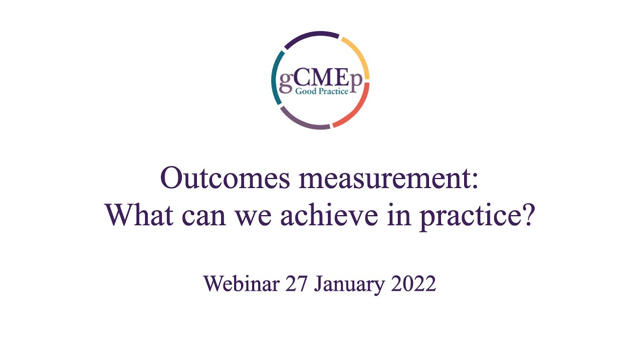Outcomes measurement: What can we achieve in practice?