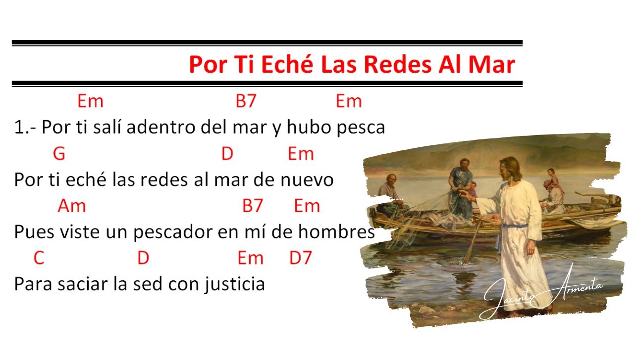 Por ti Eché las Redes al Mar / Comunión / Jacinto Armenta
