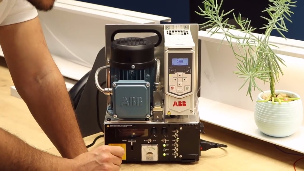 ABB ACS480 Start Stop push button configuration | تشغيل وإيقاف جهاز ABB ACS480
