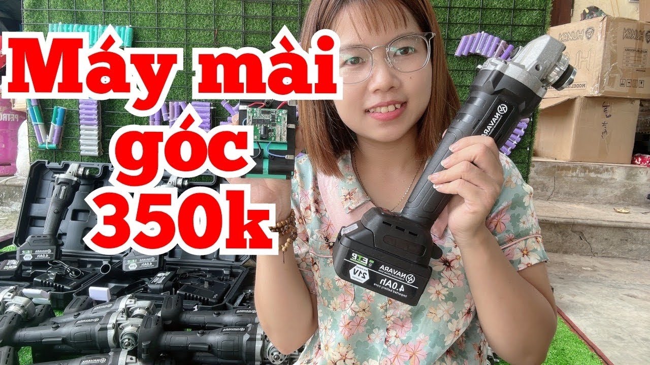 ✅Máy mài góc Pin 350k, Pin dòng xả cao chất lượng mà giá rẻ quá | Cu Bờm tv 0929.826.628
