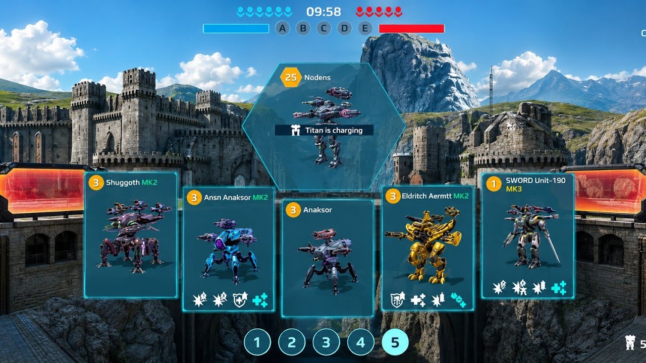 🔥 SWORD UNIT-190 WAR ROBOTS + AMMIT WAR ROBOTS + ANAKSOR WAR ROBOTS | EPIC GAMEPLAY