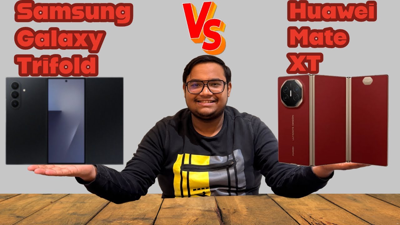 The Futuristic Phones Are Here|Samsung Galaxy Z Trifold VS Huawei Mate XT