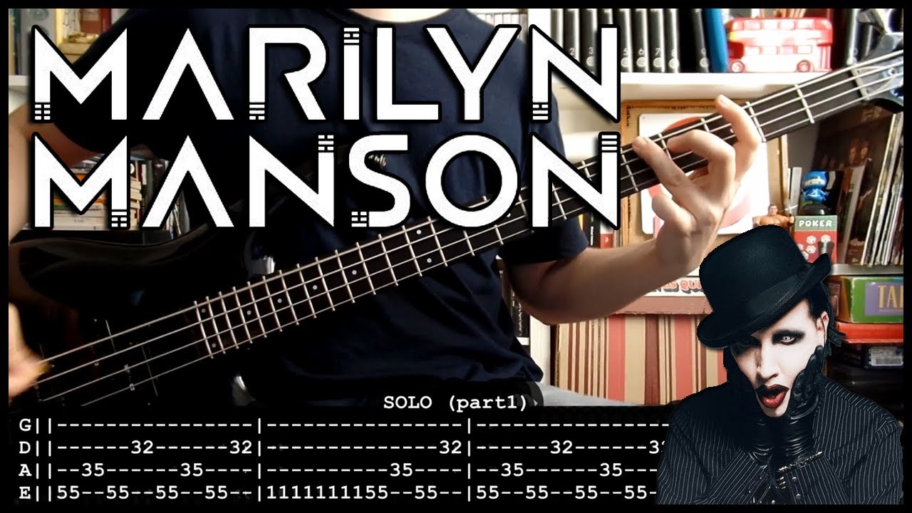 MARILYN MANSON - You're so vain (bass cover w/ Tabs)