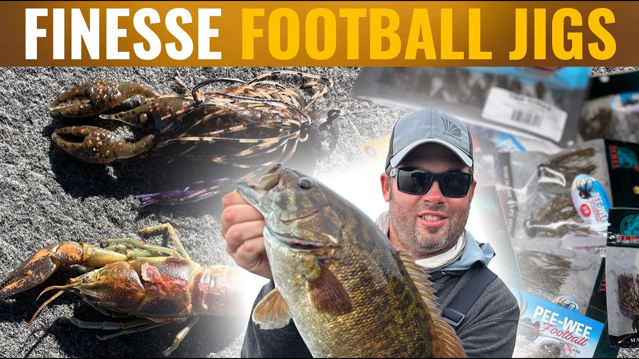 Finesse Football Jigs and Z-Man Finesse TRD's