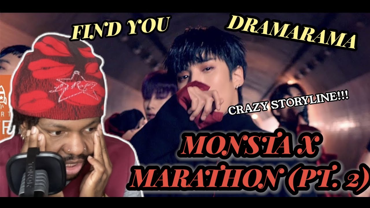 MONSTA X MARATHON PT.2 | Find You & Dramarama MVs (REACTION)