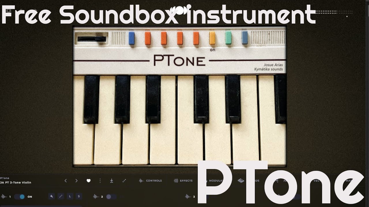 Free Soundbox instrument - PTone by Kymátika Sounds (No Talking)