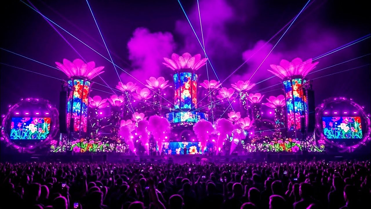 Melodic Techno Mix: Atmospheric Festival Edm Performance