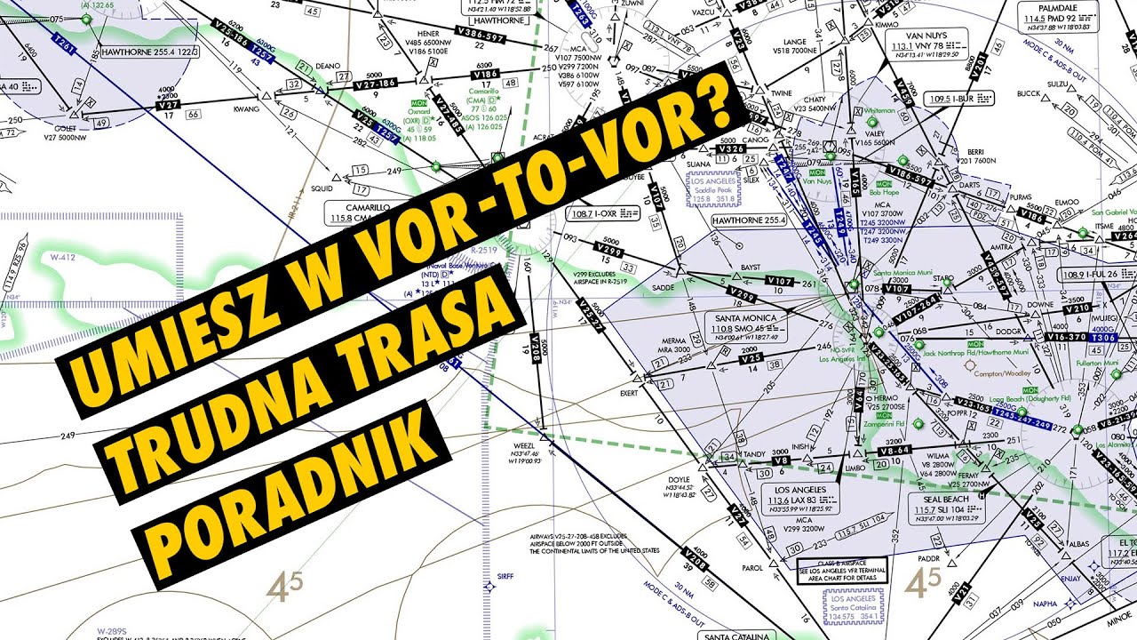 6 VORów w 60 minut. VOR-to-VOR like a pro. Planowanie i lot po trasie w oparciu o radionawigację.