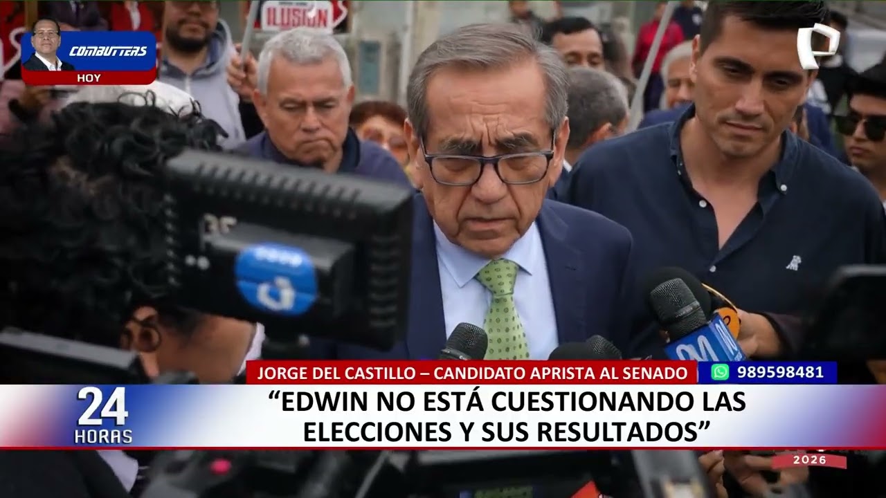 Admiten tacha contra senadores del partido aprista que integran Jorge del Castillo y Carla García