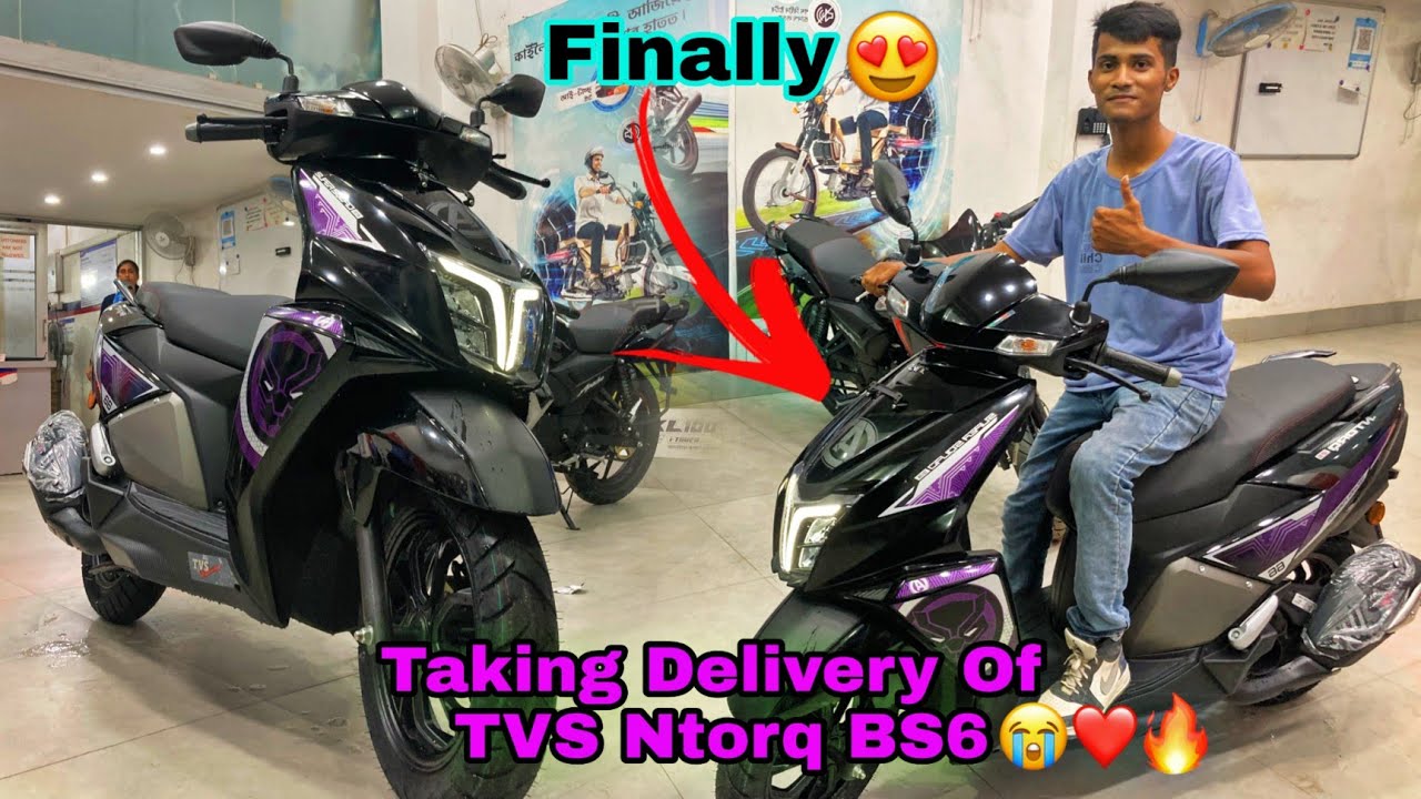 Taking Delivery Of Ntorq 125 Super Squad Edition 🥺❤ || TVS Ntorq BS6 😍🔥 ||