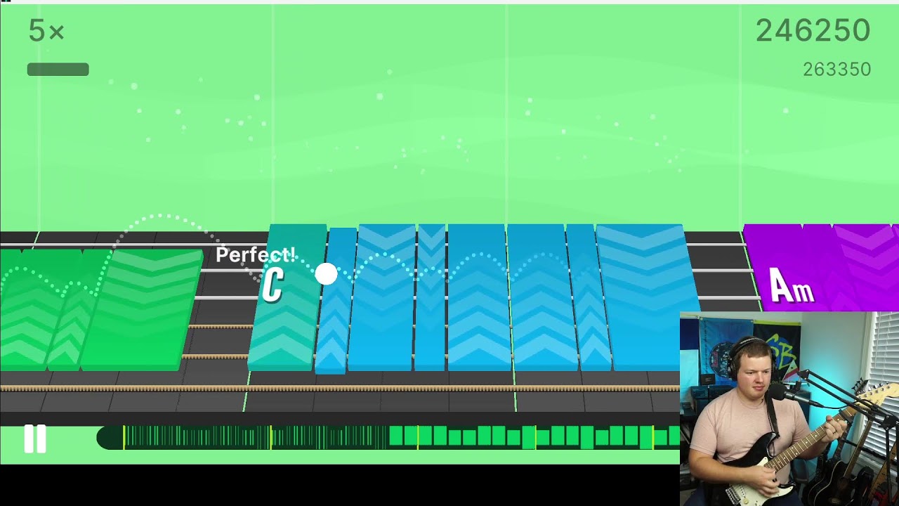 SamboatMusic Guitar Live Stream: Learning with Yousician #21