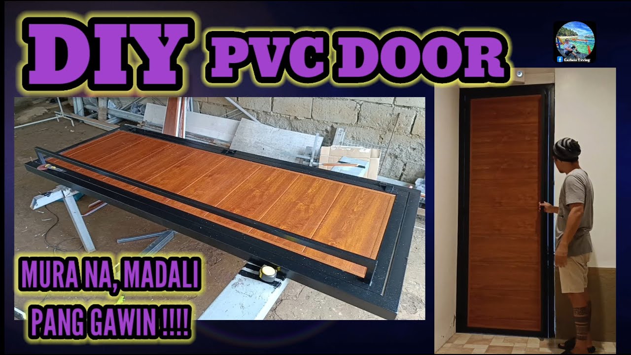 DIY PVC FLUSH DOOR / PAANO GUMAWA NG PVC FLUSH DOOR / Carluto Tv