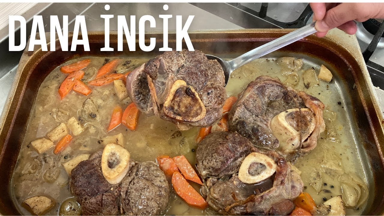 İtalyan yemeği OSSO BUCO - Dana İncik - Braise pişirme tekniği