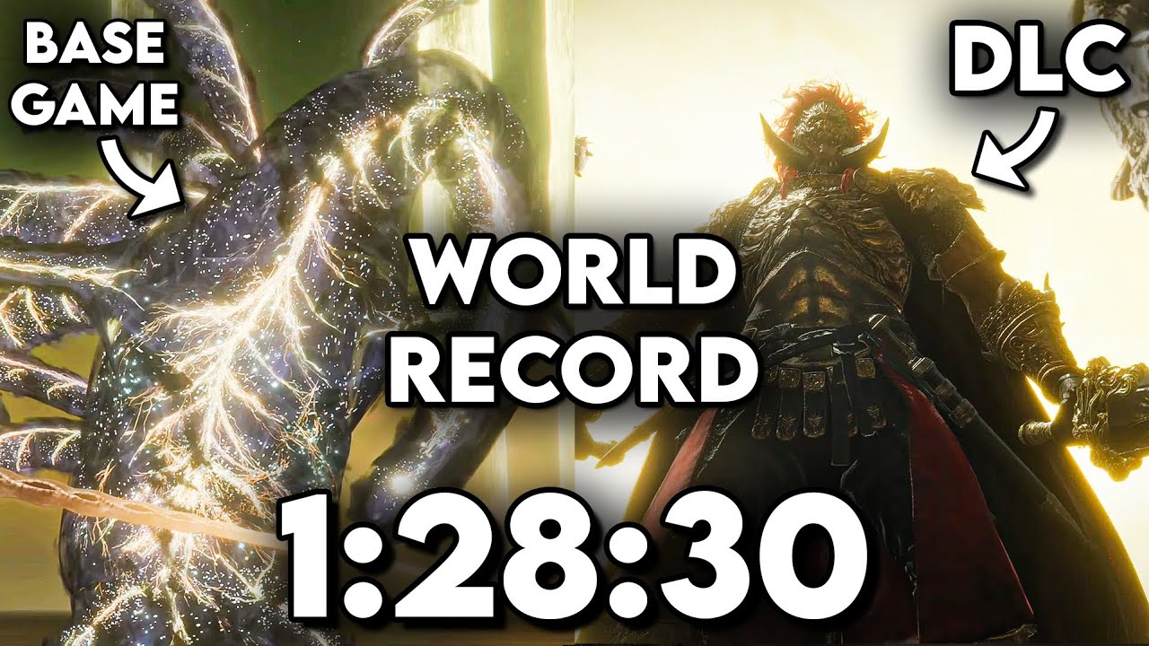 I Beat the Elden Ring + DLC Speedrun in 90 Minutes with No Glitches (WR)