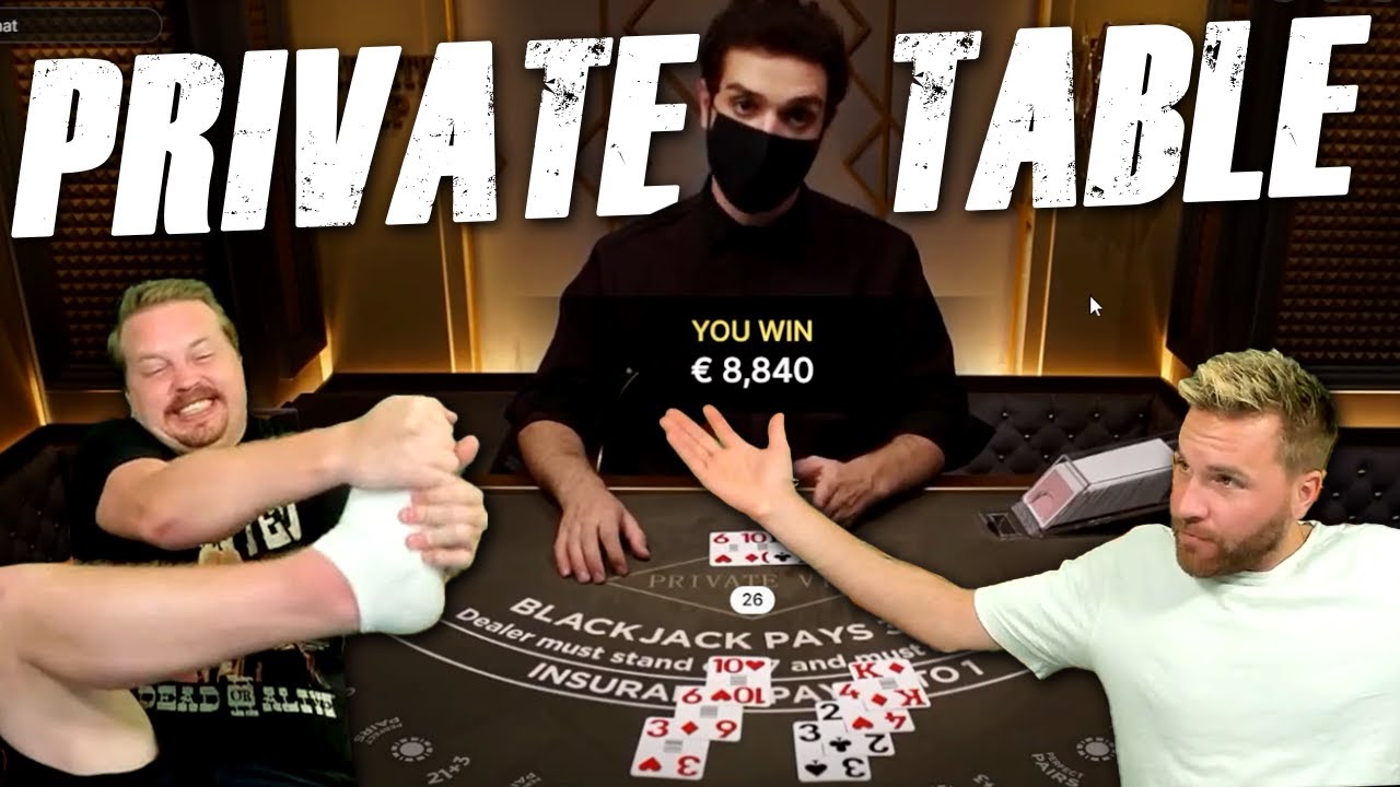 HIGH ROLLER Blackjack Action!