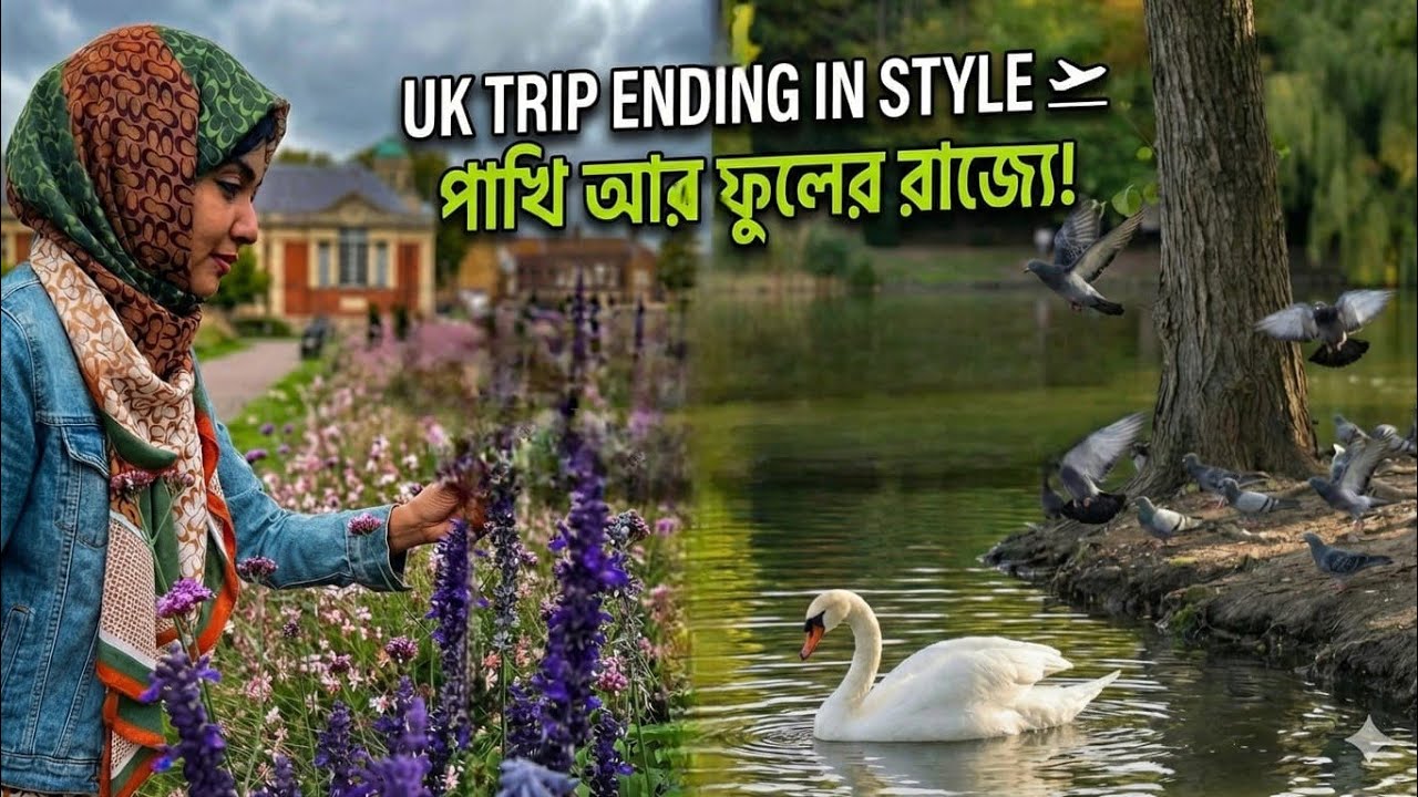 পাখি আর ফুলের রাজ্য ঘুরে ফিরলাম নিজের দেশে।UK ভ্রমণের এখানেই শেষ পর্ব—@follow-me 