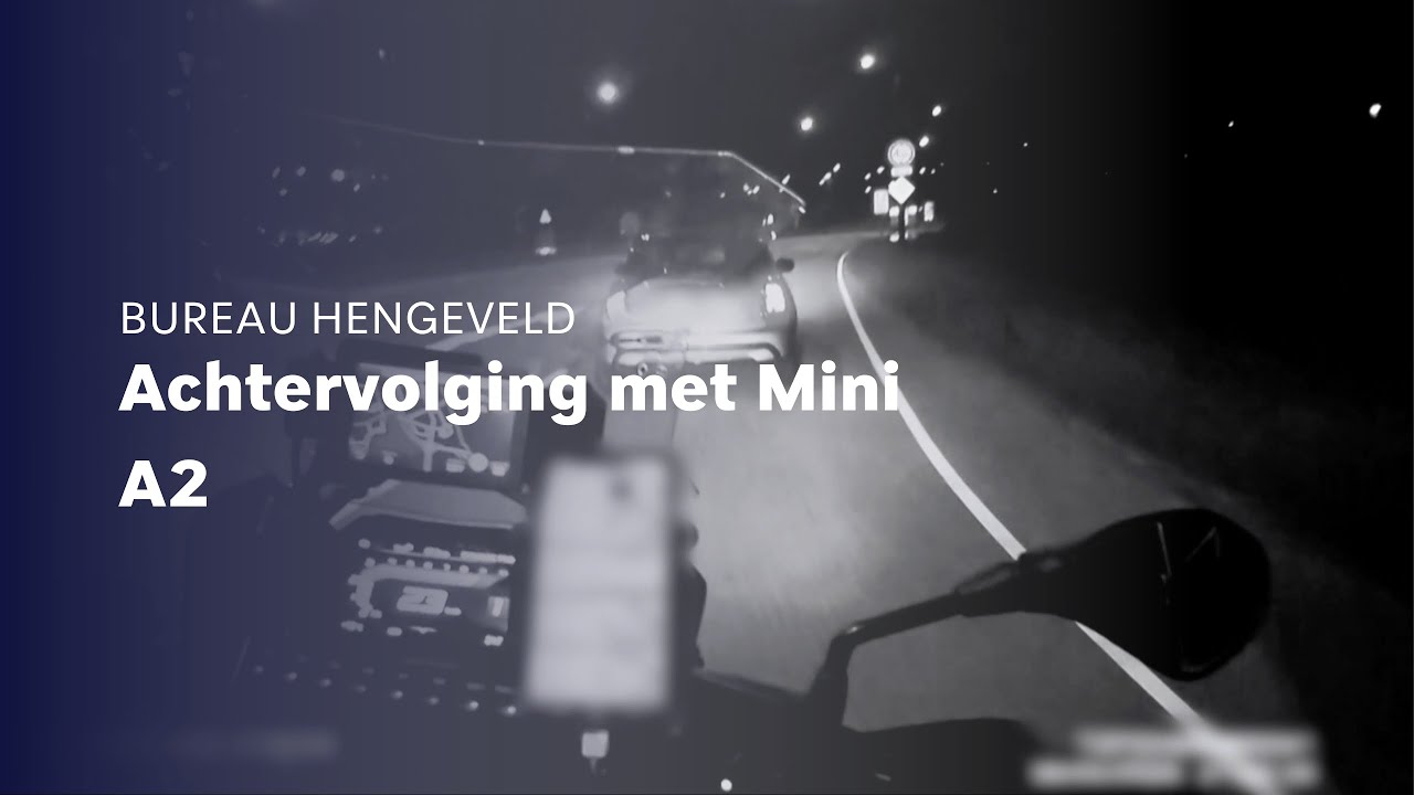 Mini vlucht met hoge snelheid - verkeerspolitie