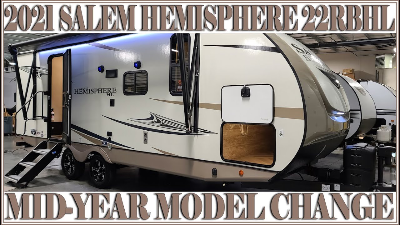 Model Change 2021 Hemisphere 22RBHL Couples Travel Trailer @ Couchs RV Nation - RV Walk Through Tour