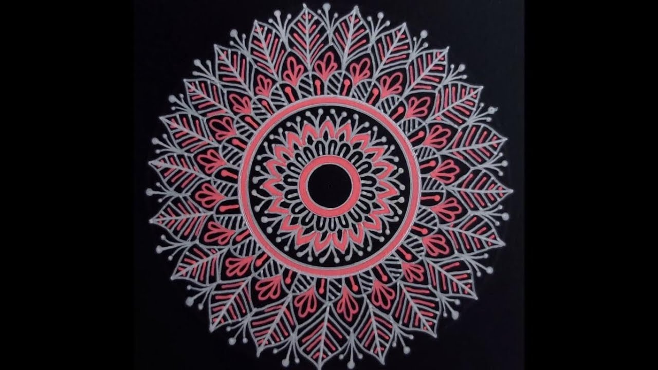 Mandala Speed Drawing #1 | Zentangle Lotte
