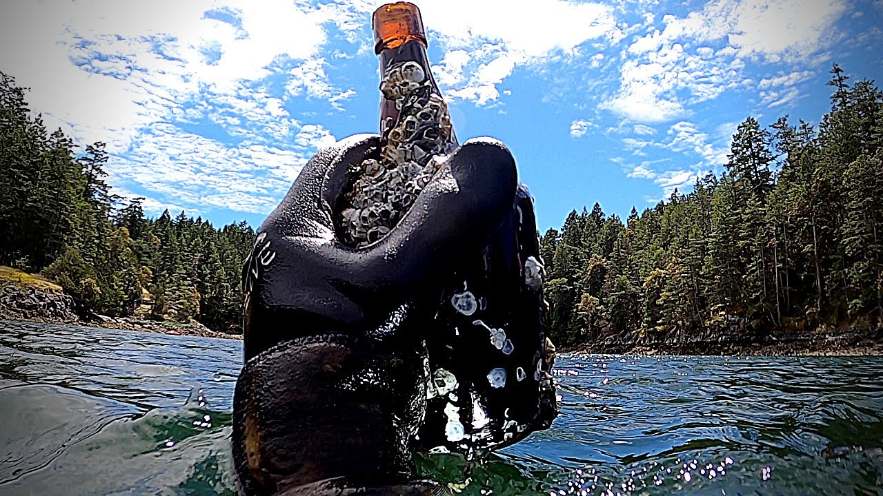 Freediving For Bottles In Smuggler Cove | Sunshine Coast, British Columbia