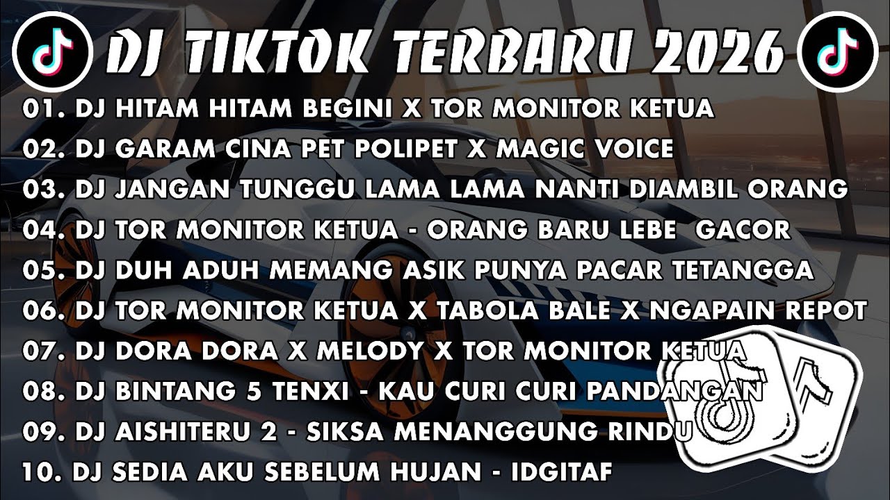 DJ TIKTOK TERBARU 2026 🎧 DJ HITAM HITAM BEGINI X TOR MONITOR KETUA 🎵 DJ GARAM CINA PET POLIPET 