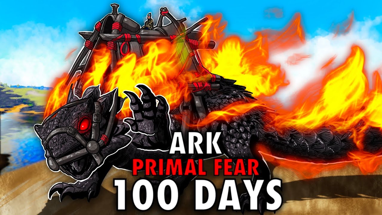 I Spent 100 Days in Ark Primal Fear... It Was Brutal