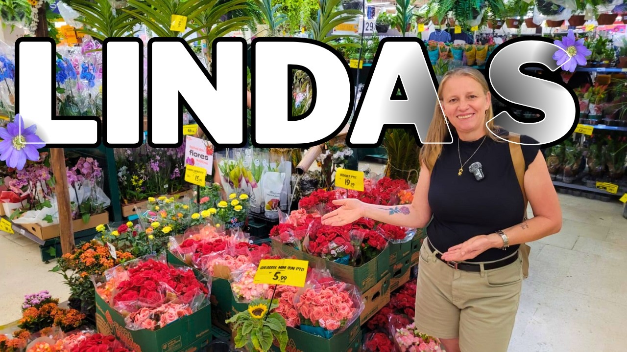 🌿🌸COMPRAR PLANTAS e FLORES no CARREFOUR em JANEIRO VALE APENA?  TOUR COMPLETO + O QUE EU COMPREI