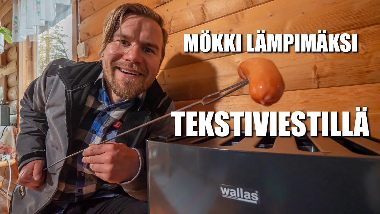 Asennetaan Wallas Mökkilämmitin Taloon.com