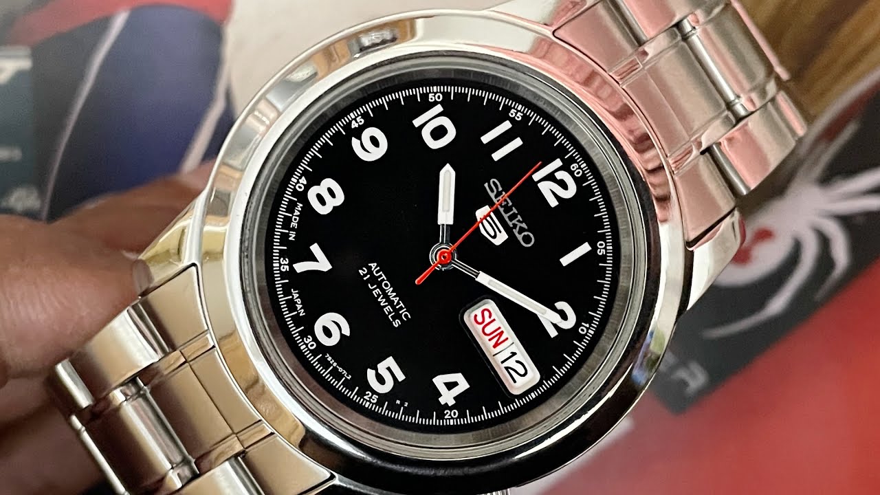 Seiko 5 Automatic Black