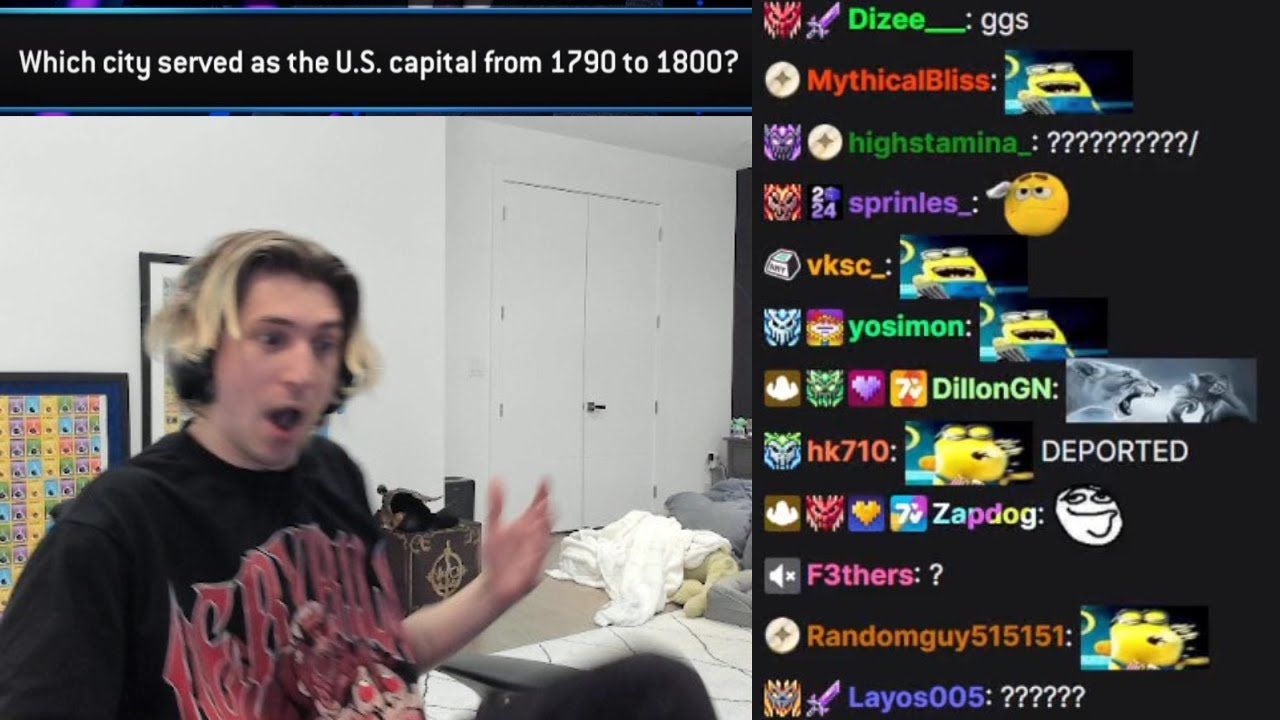 xQc Gets Deported Live on Stream after this...