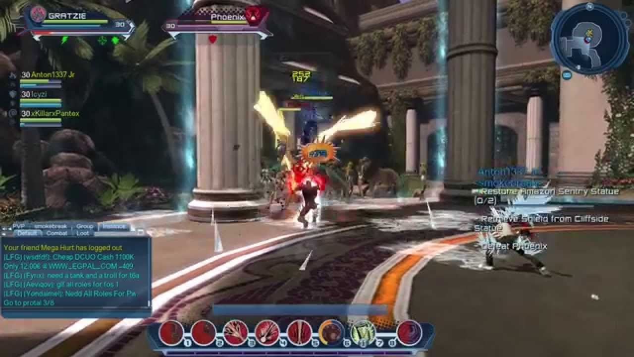 DCUO - Themyscira Divided - Rage DPS - 14 mins