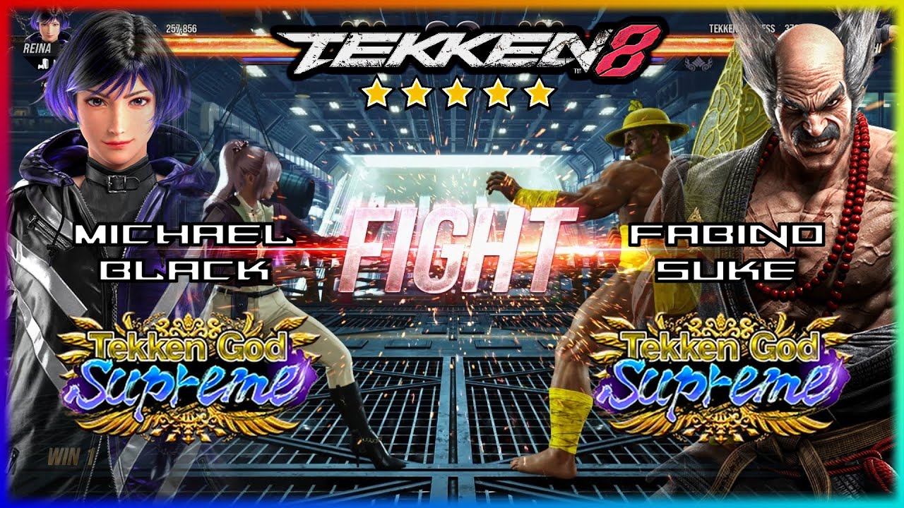 TEKKEN 8 Replays Stars - REINA ( Tekken God Supreme ) VS HEIHACHI ( Tekken God Supreme ) High Level