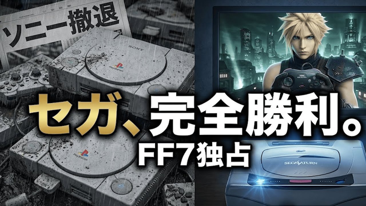もしも「FF7」がセガサターンで出ていたら？ソニーが敗北した世界線の記録
