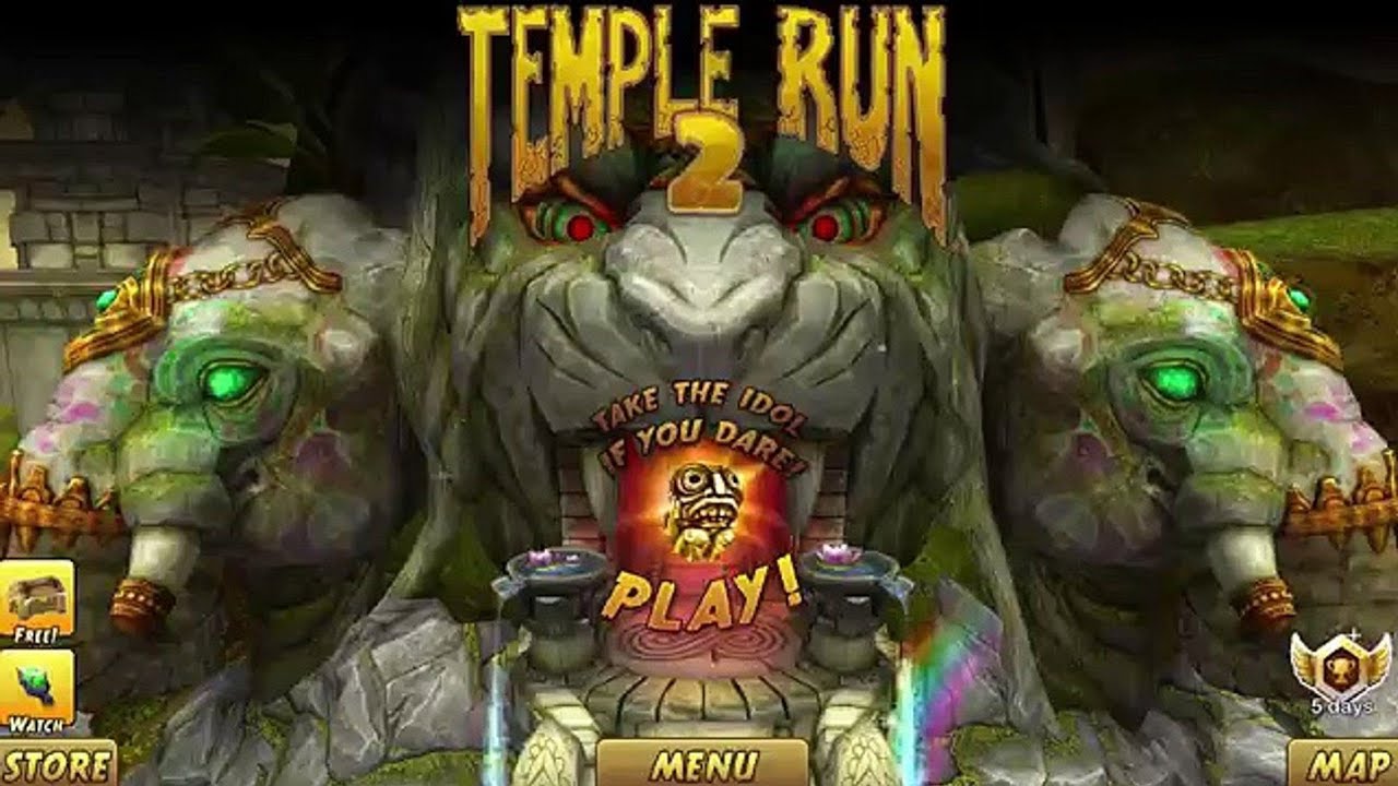 Temple run 2 live playing