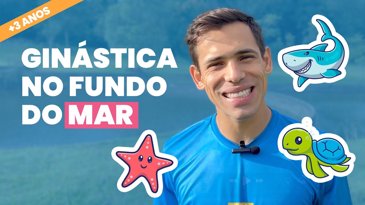 Ginástica no Fundo do Mar - parte 2 | Aula divertida para crianças fazerem JUNTO comigo