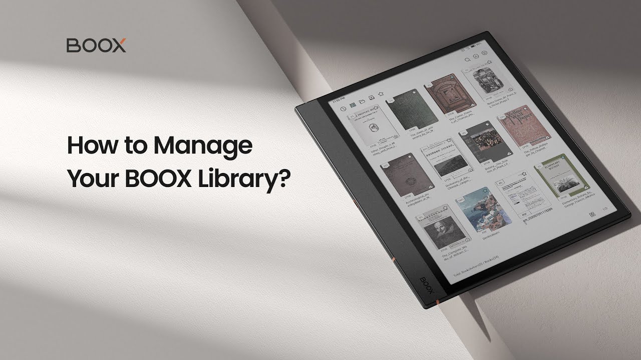 How to Manage Your BOOX Library? - BOOX Tutorial Ep15