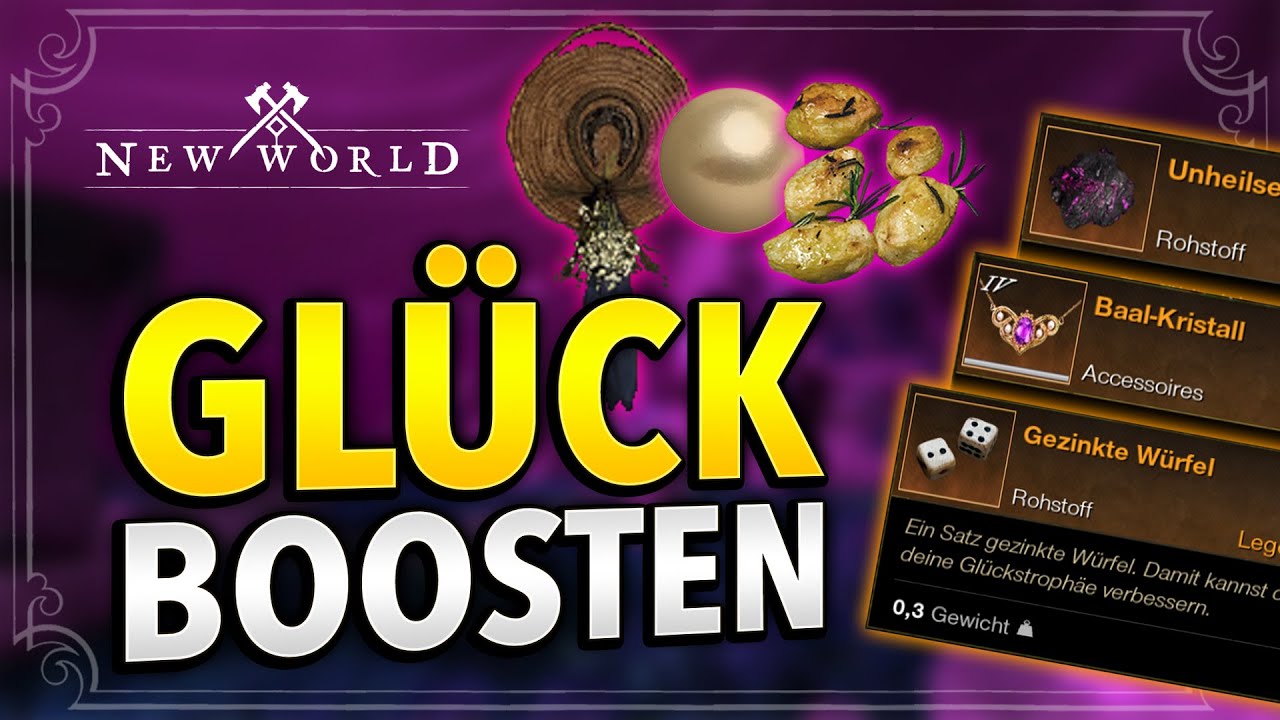 NEW WORLD GLÜCK-GUIDE - Öfter seltenere Drops & Loot bekommen | Trophäen und Ausrüstung mit Glück