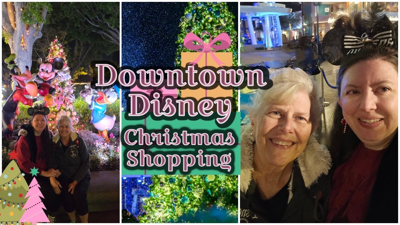 Christmas Shopping Spree in Downtown Disney (Snow, Dlander & Sweets) 🎄 | Disneyland vlog day 1