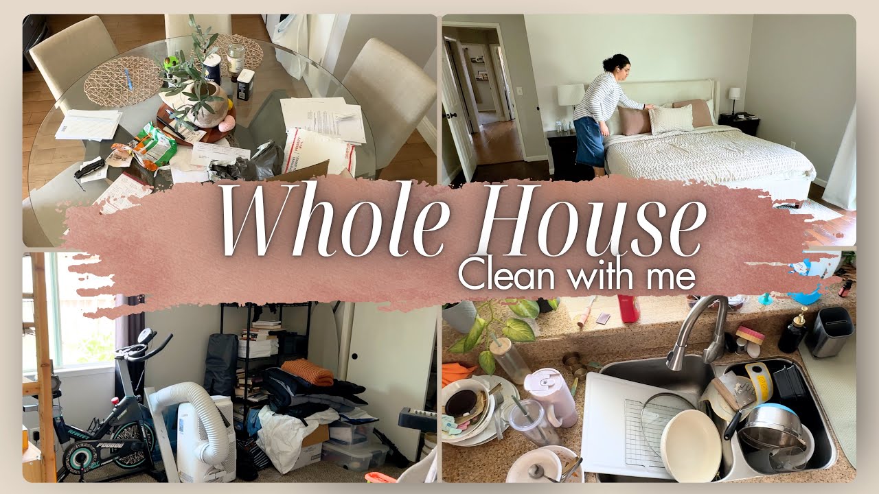 Whole House Clean With Me | Cleaning motivation and inspiration | Christian Homemaking