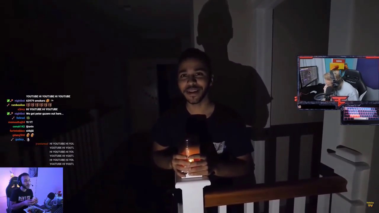 Hamlinz Reacts to Tfue Reacting to A GHOST IN THE TSM HOUSE!! (Myth Vlog)