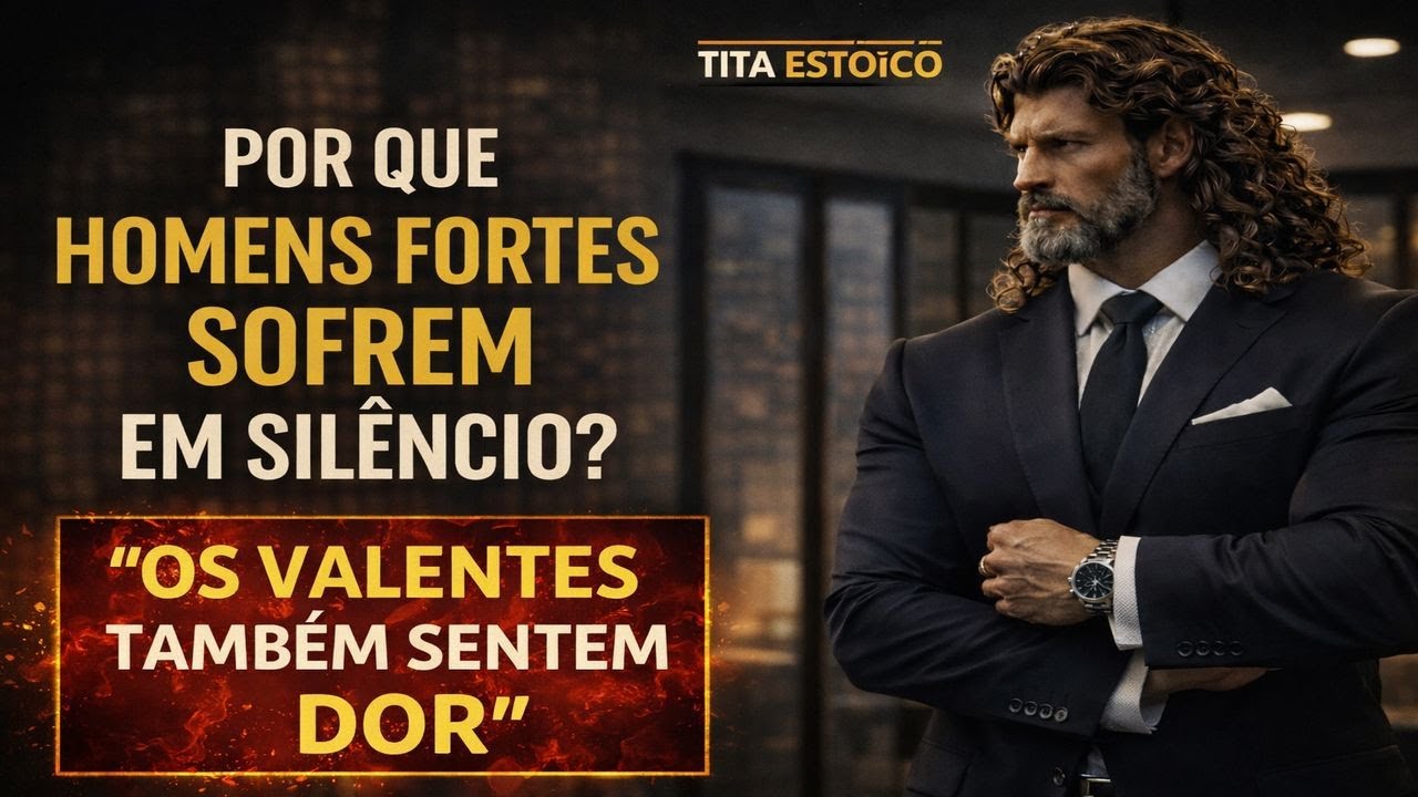 PORQUE HOMENS FORTES SOFREM EM SILÊNCIO  -  SEJA UM TITÃ ESTOICO #MarcoAurélio #Epicteto #Sêneca