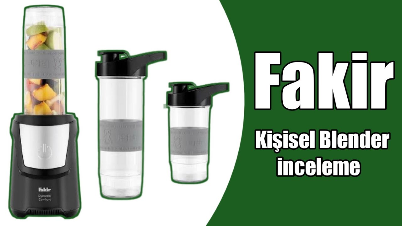 Fakir Dynamic Comfort Blender İnceleme / Fit Smoothie Yapımı