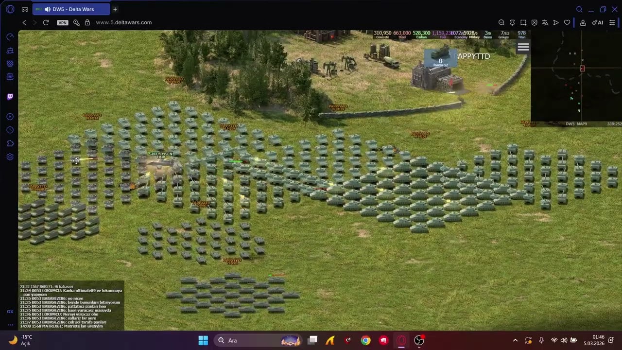 Delta Wars 5 Arena Map last 30 min
