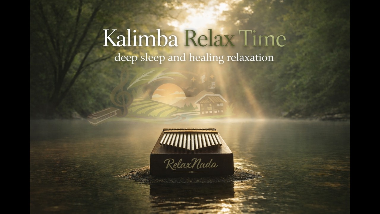 🎧 Kalimba Relaxing Music | ☕ Deep Sleep, Healing & Cafe Vibes